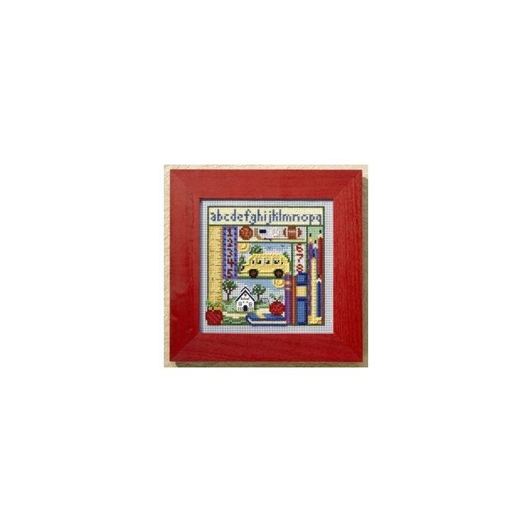 MH148203 Школьные дни. Набор для вышивки в смешанной технике Mill Hill - 1