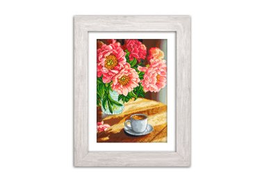 N002 Добрий ранок. Набір для вишивки хрестом Кольорова N002 Добрий ранок. Набір для вишивки хрестом Кольорова