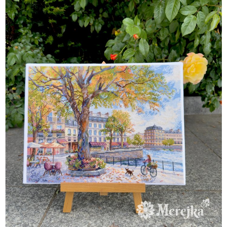 K-269 У погоні за ранковим світлом. Набір для вишивки хрестом Мережка - 2