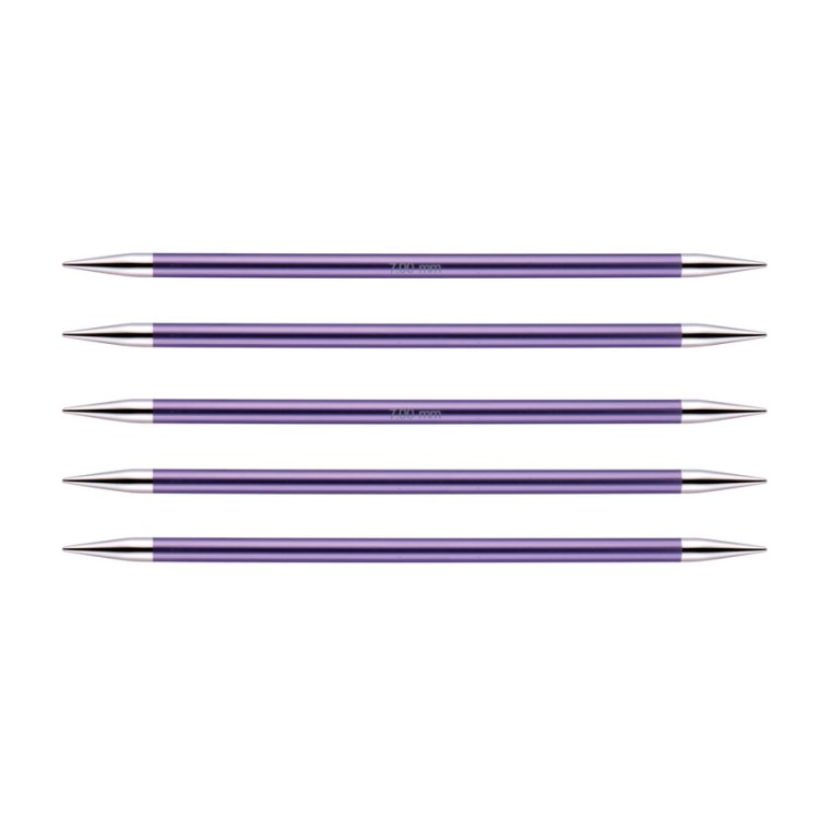 47015 Спиці шкарпеткові Zing KnitPro, 15 см, 7.00 мм - 1