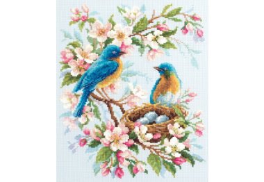  8366 Пісня весни. Набір для вишивки хрестиком Classic Design