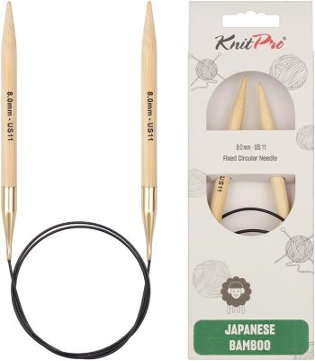 22274 Спиці кругові Bamboo KnitPro, 100 см, 8.00 мм - 1 22274 Спиці кругові Bamboo KnitPro, 100 см, 8.00 мм - 1