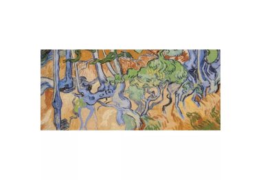  581 Tree Roots by Vincent van Gogh Linen. Набір для вишивки хрестом Thea Gouverneur