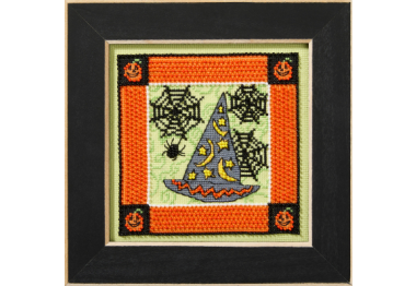 вышивка гладью DM302514 Ведьмацкая шляпа. Набор для вышивки в смешанной технике Mill Hill