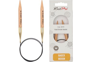 спиці для в'язання 35334 Спиці кругові Basix KnitPro, 80 см, 7.00 мм спиці для в'язання 35334 Спиці кругові Basix KnitPro, 80 см, 7.00 мм