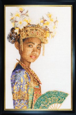 597 Balinese Dancer Linen. Набір для вишивки хрестом Thea Gouverneur - 1