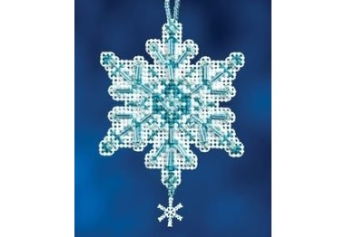 вишивка гладдю MH162301 Крижаний кристал. Набір для вишивки в змішаній техніці Mill Hill