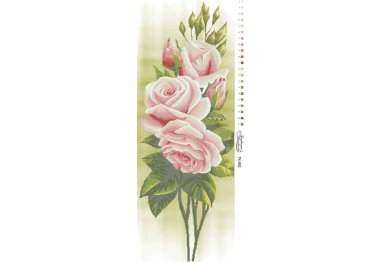  ТК-002 Свіжі троянди. Схема для вишивки бісером (габардин) ТМ Барвиста Вишиванка