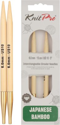 22407 Спицы съемные Bamboo KnitPro, 6.00 мм - 1