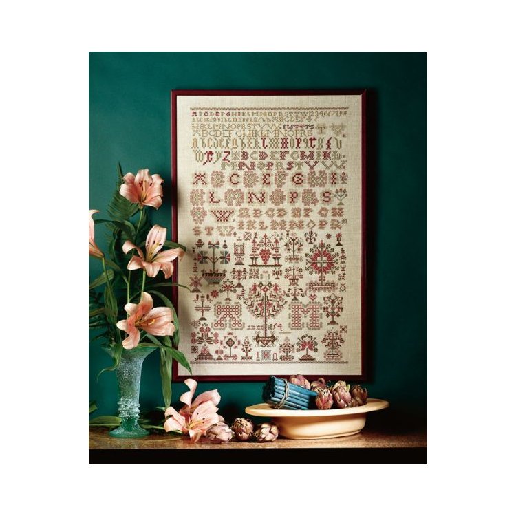 39-4454 Sampler 1854. Набір для вишивання хрестом PERMIN - 1