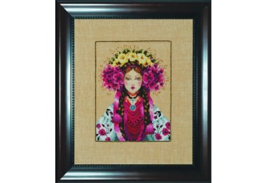  MD187 Luda//Люда. Схема для вышивания крестом на бумаге Mirabilia Designs