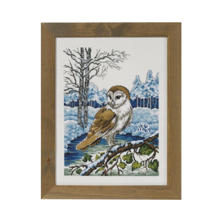70-2171 Сипуха. Набор для вышивания крестом PERMIN - 1