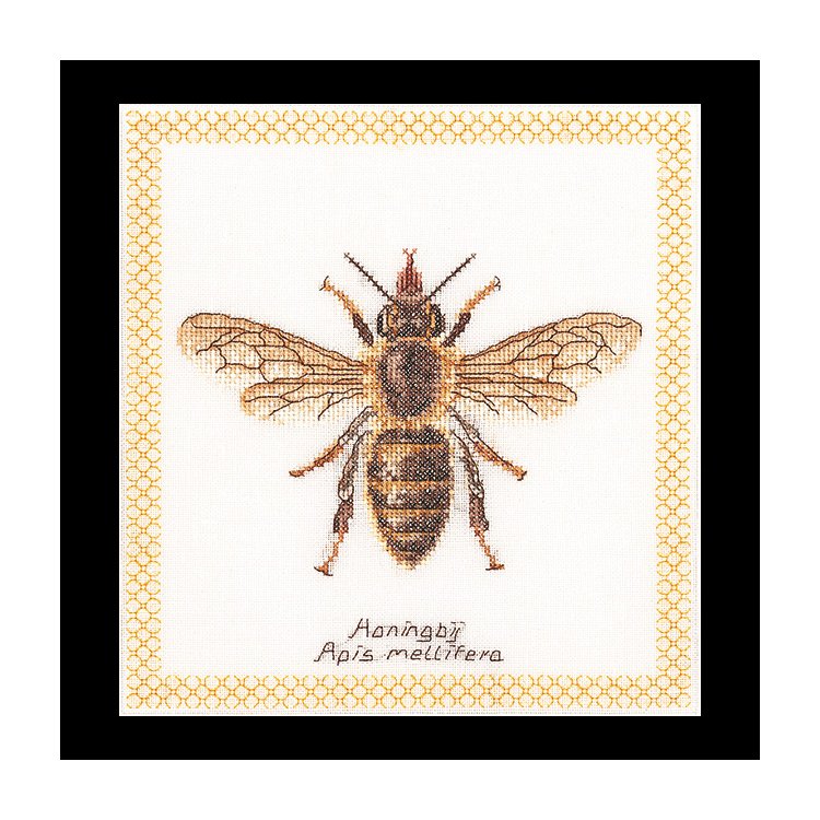3017 Honey Bee Linen. Набір для вишивки хрестом Thea Gouverneur - 1
