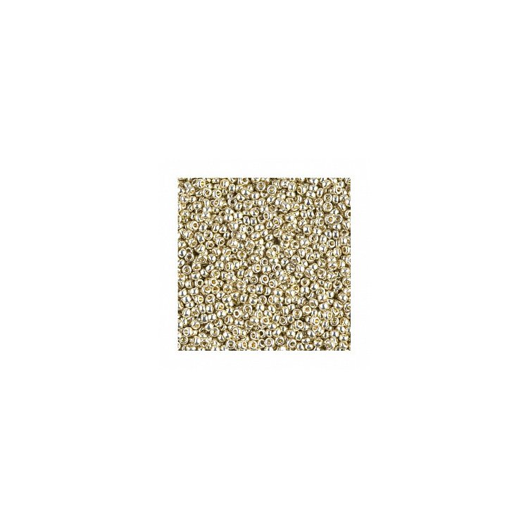 RR-4201 Бисер Miyuki DURACOAT Round Rocailles 11/0 (металлизированный, серебристый) - 1 RR-4201 Бисер Miyuki DURACOAT Round Rocailles 11/0 (металлизированный, серебристый) - 1