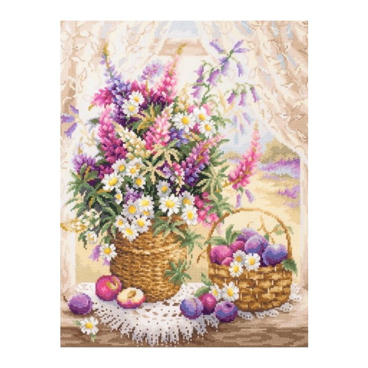 8370 Аромат лета. Набор для вышивки крестом Classic Design - 1