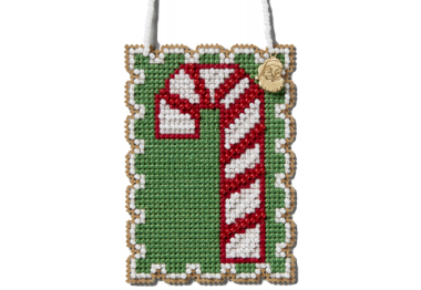 вишивка гладдю MH162436 Цукеркова тростина. Набір для вишивки в змішаній техниці Mill Hill