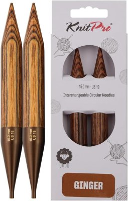 31216 Спицы съемные Ginger KnitPro, 15.00 мм - 1