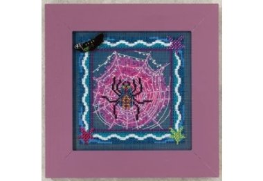 вышивка гладью MH142205 Запутанная паутина. Набор для вышивки в смешанной технике Mill Hill