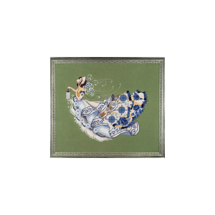 MD185 Nightingale//Соловейко. Схема для вышивания крестом на бумаге Mirabilia Designs - 1 MD185 Nightingale//Соловейко. Схема для вышивания крестом на бумаге Mirabilia Designs - 1