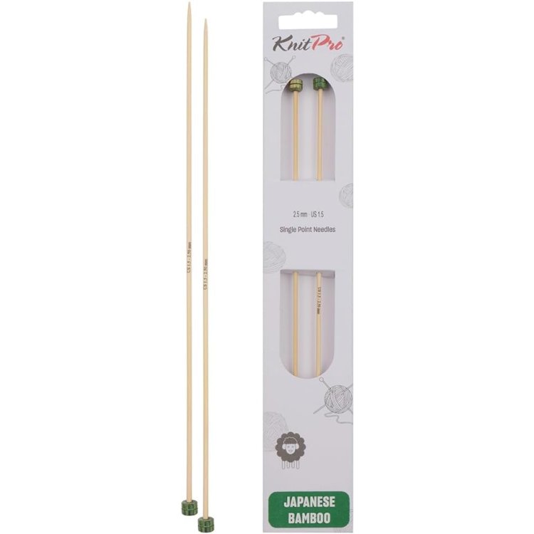 22353 Спицы прямые Bamboo KnitPro, 33 см, 2.50 мм - 1