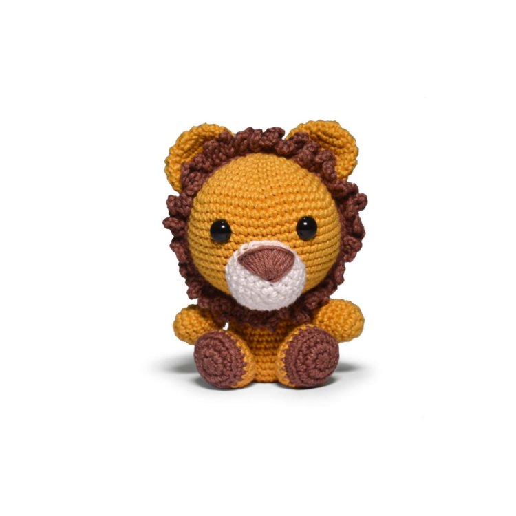 5 AMIGURUMI KIT - SAFARI LION. Набір для в'язання іграшки - 2