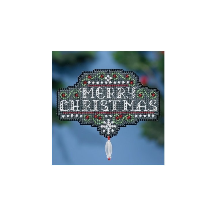 MH181634 Веселого Різдва. Набір для вишивки в змішаній техніці Mill Hill - 1