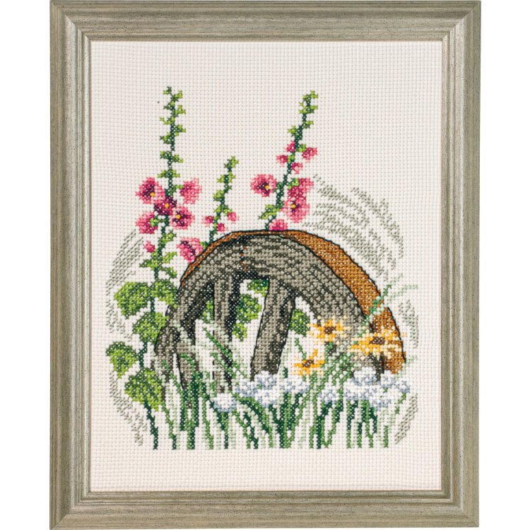 92-0532 Млинове колесо (Mill wheel. Набір для вишивання хрестом PERMIN - 1 92-0532 Млинове колесо (Mill wheel. Набір для вишивання хрестом PERMIN - 1