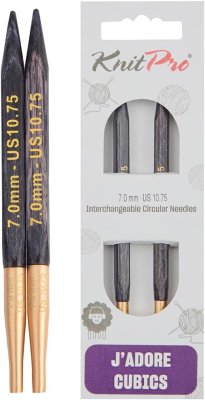 19117 Змінні спиці 13 см J'adore Cubics 7.00мм KnitPro - 1 19117 Змінні спиці 13 см J'adore Cubics 7.00мм KnitPro - 1