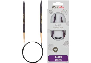 спицы для вязания 19061 Спицы круговые J'adore Cubics KnitPro 60 см, 7.00мм спицы для вязания 19061 Спицы круговые J'adore Cubics KnitPro 60 см, 7.00мм