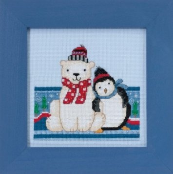 DM301716 Полярний мир. Набір для вишивки в змішаній техніці Mill Hill - 1