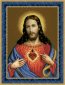 ТО-079 Ікона Відкрите Серце Ісуса. Схема для вишивки бісером (атлас) ТМ Барвиста Вишиванка - 1