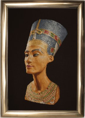 598.05 Nefertiti Black Aida. Набор для вышивки крестом Thea Gouverneur - 1