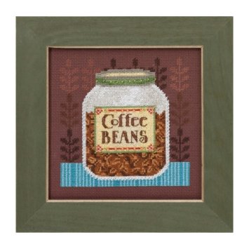 DM301616 Кавові зерна. Набір для вишивки в змішаній техніці Mill Hill - 1