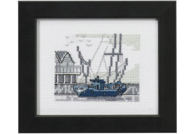  14-0137 Вітрильник. Набір для вишивання хрестом PERMIN