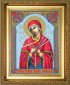 №403 Икона Образ Пресвятой Богородицы Семистрельная Набор для вышивания крестом - 1