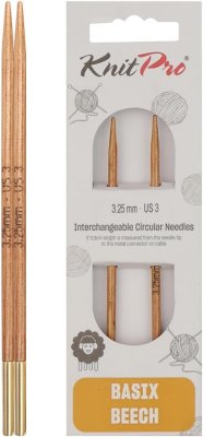 35652 Спицы съемные короткие Basix KnitPro, 3.25 мм - 1