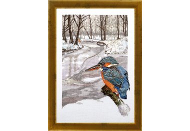  70-4129 Зимородок. Набор для вышивания крестом PERMIN