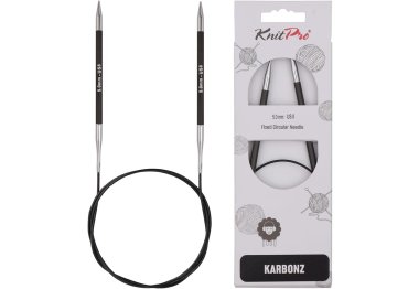 спицы для вязания 41190 Спицы круговые Karbonz KnitPro 80 см 5.00 мм