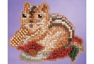 вишивка гладдю MH185205 Чіппі. Набір для вишивки в змішаній техниці Mill Hill