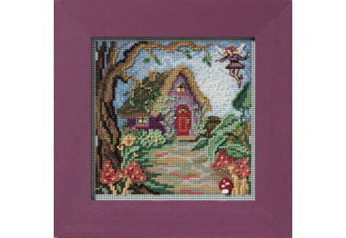 вишивка гладдю MH142514 Будиночок феї. Набір для вишивки в змішаній техниці Mill Hill