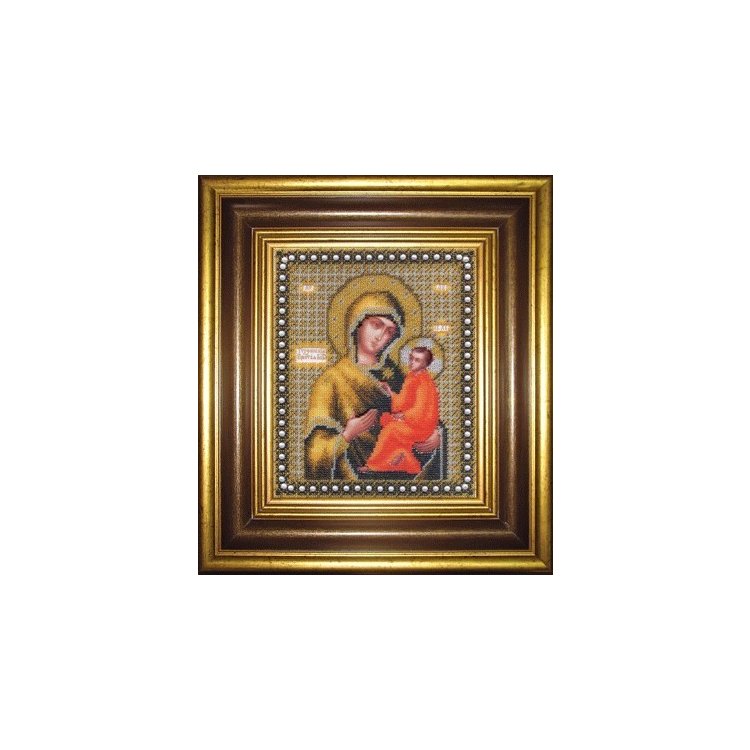 Б-1079 ікона Божої Матері Тихвинська Набір для вишивки бісером - 1