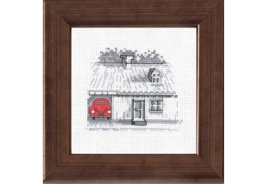  14-7114 Гараж. Автомобиль. Набор для вышивания крестом PERMIN