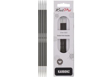 41128 Спицы носочные Karbonz KnitPro 20 см 3.00 мм 41128 Спицы носочные Karbonz KnitPro 20 см 3.00 мм