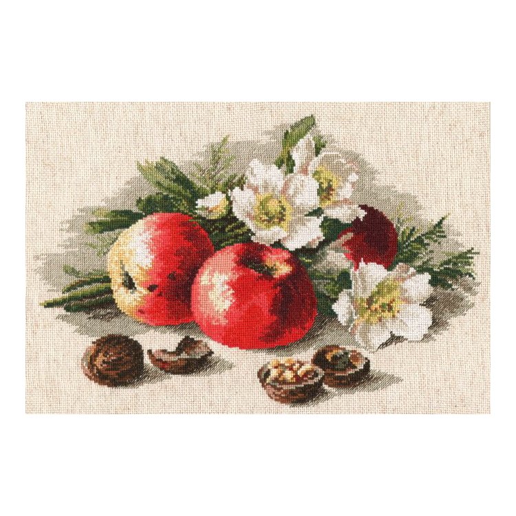 8377 Яблука та горіхи. Набір для вишивки хрестиком Classic Design - 1