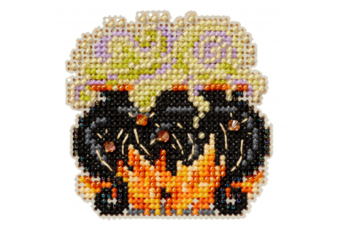 вышивка гладью MH182425 ' Ведьмский котел. Набор для вышивки в смешанной технике Mill Hill