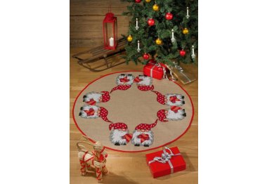  45-5577 Рождественские Эльфы. Набор для вышивания крестом PERMIN