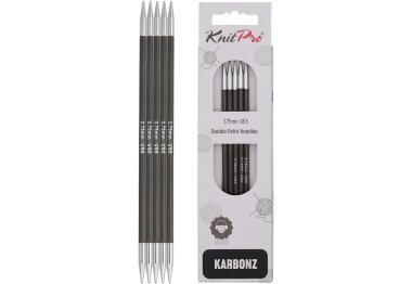 41112 Спицы носочные Karbonz KnitPro 15 см 3.75 мм 41112 Спицы носочные Karbonz KnitPro 15 см 3.75 мм