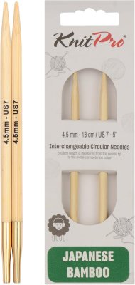 22404 Спицы съемные Bamboo KnitPro, 4.50 мм - 1