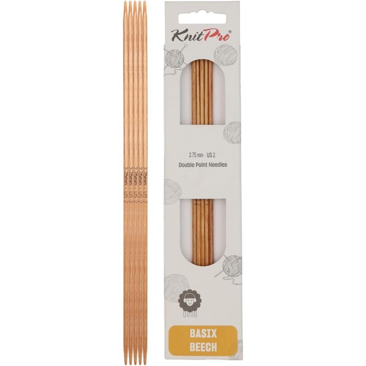 35112 Спиці шкарпеткові Basix KnitPro, 20 см, 2.75 мм - 1