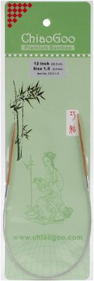 Спицы круговые бамбуковые Bamboo Patina 30см 3.0мм арт. 2012-2.5 ChiaoGoo - 1